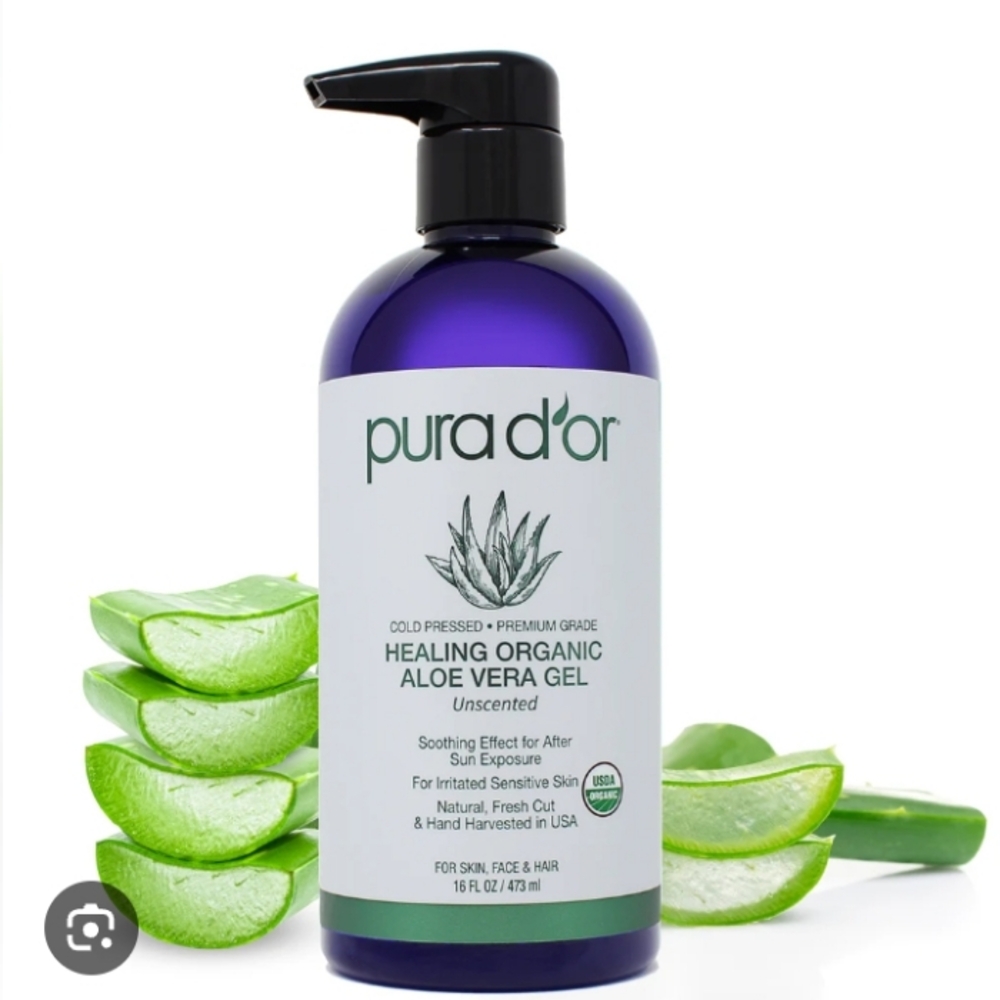 Healing Organic Aloe Gel hands sanitizer new